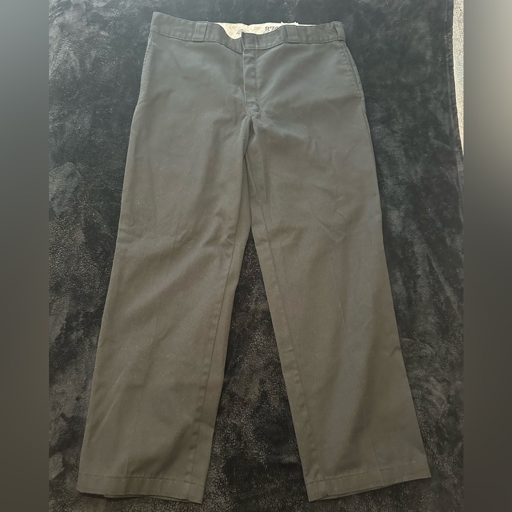 Men's Dickies Black Straight-Leg Pants